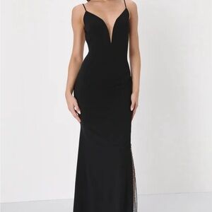 Black prom dress only worn once